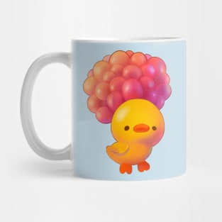 Ducky Flying with Balloons Mug